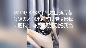 [MP4/ 383M] 气质白领我老公明天才回来你可以随便操我，把我当肉便器母狗别把我当人