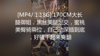 [MP4/ 1.18G] 170CM大长腿御姐，黑丝美腿足交，蜜桃美臀骑乘位，自己动深插到底，好骚干起来爽翻