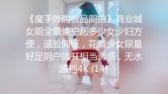 《魔手外购极品厕拍》商业城女厕全景偸拍超多少女少妇方便，逼脸同框，花臂少女尿量好足阴户微开相当诱惑，无水原档4K (14)