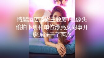 情趣酒店蓝光主题房1摄像头偷拍下班和单位漂亮女同事开房连续干了两次