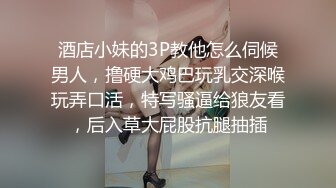 酒店小妹的3P教他怎么伺候男人，撸硬大鸡巴玩乳交深喉玩弄口活，特写骚逼给狼友看，后入草大屁股抗腿抽插