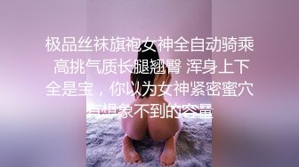 极品丝袜旗袍女神全自动骑乘 高挑气质长腿翘臀 浑身上下全是宝，你以为女神紧密蜜穴有想象不到的容量