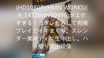 (HD1080P)(HMN WORKS)(h_1472instv00496)がエグすぎる！ヨダレたらして拘束プレイでイキまくり。スレンダー美ボディに生中出し。ハメ撮り流出映像