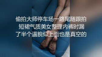 偷拍大师停车场一路尾随跟拍 短裙气质美女整理内裤时漏了半个逼貌似上面也是真空的