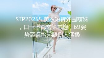 STP20255 黄衣短裤外围萌妹，口一下再来第二炮，69姿势舔逼抬起腿侧入猛操