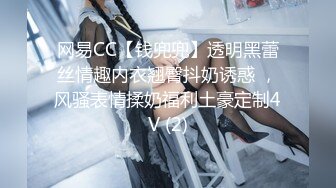 网易CC【钱兜兜】透明黑蕾丝情趣内衣翘臀抖奶诱惑 ，风骚表情揉奶福利土豪定制4V (2)