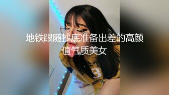 地铁跟随抄底准备出差的高颜值气质美女