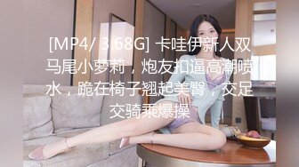 [MP4/ 3.68G] 卡哇伊新人双马尾小萝莉，炮友扣逼高潮喷水，跪在椅子翘起美臀，交足交骑乘爆操