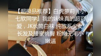 【超极品推荐】白虎萝莉『小七软同学』我的妹妹真的超可爱，JK长筒白袜 纯欲系少女 长发及腰蜜桃臀 粉嫩无毛小嫩逼