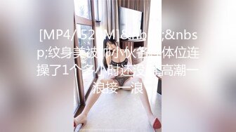 [MP4/ 520M]&nbsp;&nbsp;纹身美被帅小伙各种体位连操了1个多小时还没射,高潮一浪接一浪