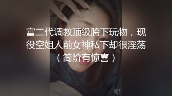 富二代调教顶级胯下玩物，现役空姐人前女神私下却很淫荡（简阶有惊喜）