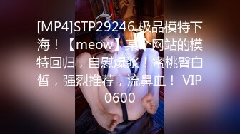 [MP4]STP29246 极品模特下海！【meow】某个网站的模特回归，自慰爆浆！蜜桃臀白皙，强烈推荐，流鼻血！ VIP0600