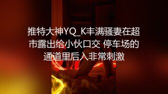 推特大神YQ_K丰满骚妻在超市露出给小伙口交 停车场的通道里后入非常刺激