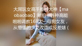 大屌玩女高手推特大神【maobaobao】私拍，各种高能啪啪调教168大一母狗女友，从懵懂的少女改造成反差婊 (3)