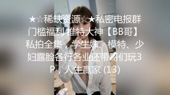 ★☆稀缺资源☆★私密电报群门槛福利 推特大神【BB哥】私拍全集，学生妹、模特、少妇露脸各行各业还带哥们玩3P，人生赢家 (13)