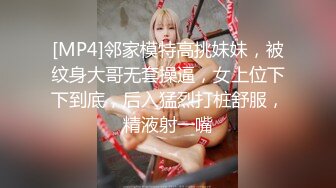 [MP4]邻家模特高挑妹妹，被纹身大哥无套操逼，女上位下下到底，后入猛烈打桩舒服，精液射一嘴