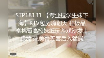 STP18131 【专业拉学生妹下海】KTV包房嗨翻天 和极品蜜桃臀高校妹纸玩游戏沙发上跪舔 翘美臀无套后入猛操